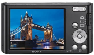 Sony CyberShot DSC-W830 digikamera (musta)