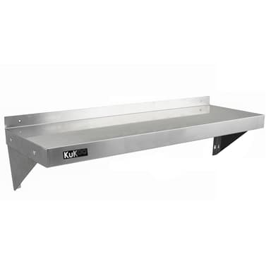 2 x KuKoo Ruostumattomasta Teräksestä 1250mm x 300mm Hyllyt
