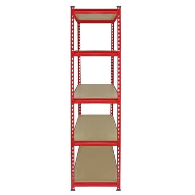Monster Racking Z-Rax Extra Vahva Teräshylly, Punainen, 90cm L, 45cm S
