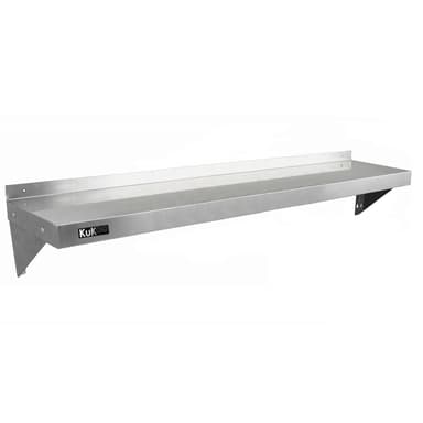 2 x KuKoo Ruostumattomasta Teräksestä Tehdyt Hyllyt 1500mm x 300mm