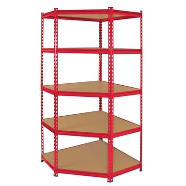 Monster Racking Z-Rax-nurkkavarasto-hylly, punainen, 90 cm leveä