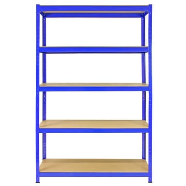 Monster Racking T-Rax Vahva Varastointihylly, Sininen, 120cm L, 45cm S