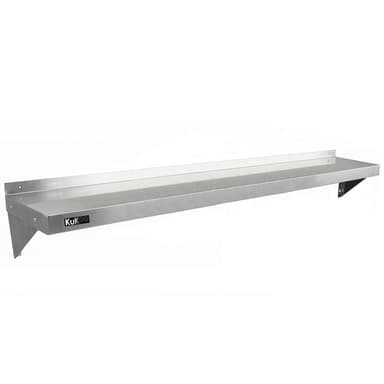 2 x KuKoo Ruostumattomasta Teräksestä Tehdyt Hyllyt 1940mm x 300mm