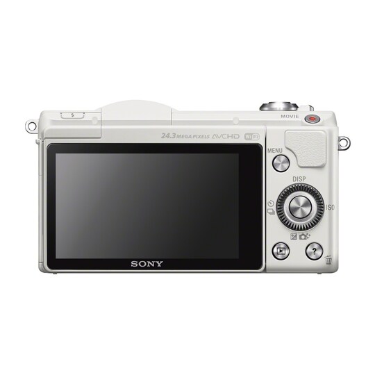 Sony Alpha A5100 järjestelmäkamera + 16-50 mm (valk)