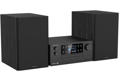 Kenwood M-925DAB-B mikrojärjestelmä, jossa on Bluetooth ja DAB+, musta