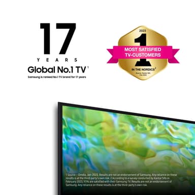 Samsung 85" CU8075 4K LED älytelevisio (2023)