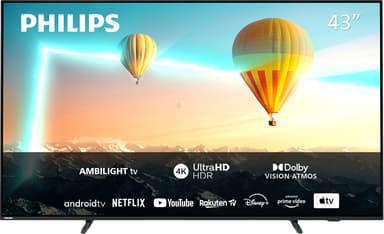 Philips 43” PUS8007 4K LED älytelevisio (2022)