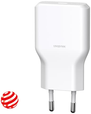 Unisynk G3 36W USB-C seinälaturi (valkoinen)