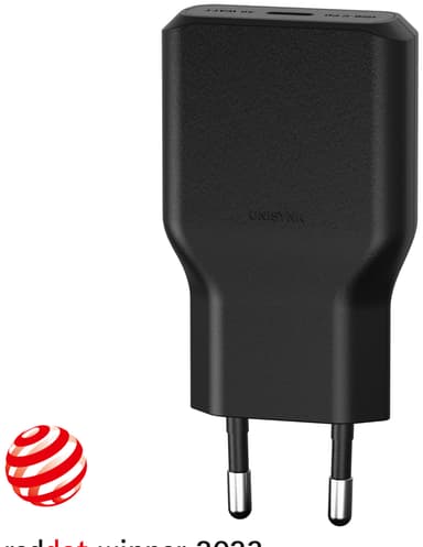 Unisynk G3 36W USB-C seinälaturi (musta)