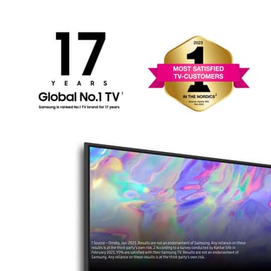Samsung 43" CU8575 4K LED älytelevisio (2023)