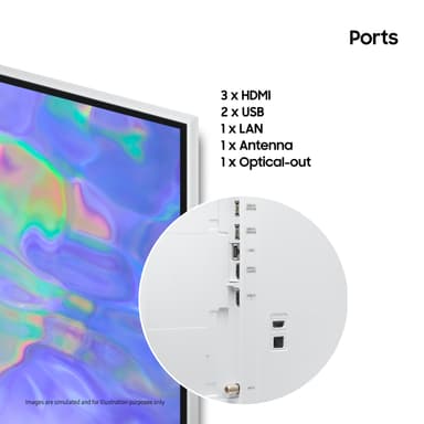 Samsung 43” CU8510 4K Crystal UHD älytelevisio (2023)