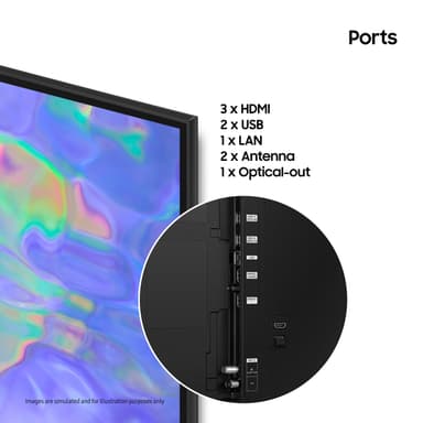 Samsung 43" CU8575 4K LED älytelevisio (2023)
