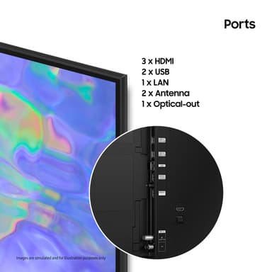 Samsung 65" CU8575 4K LED älytelevisio (2023)
