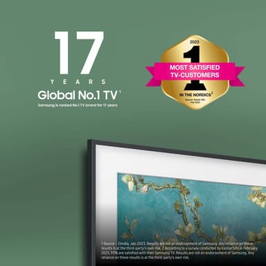 Samsung 43” LS03B The Frame 4K QLED televisio (2023)