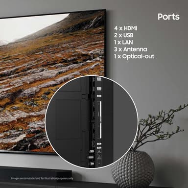 Samsung 85" Q60C 4K QLED älytelevisio (2023)