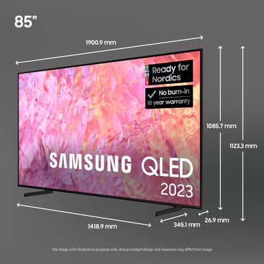 Samsung 85" Q60C 4K QLED älytelevisio (2023)