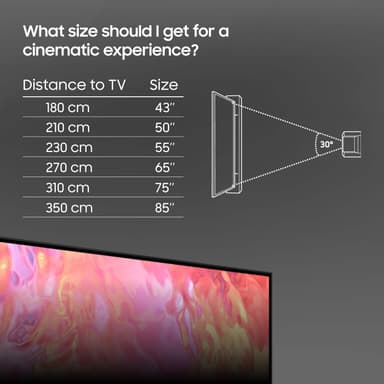 Samsung 85" Q60C 4K QLED älytelevisio (2023)