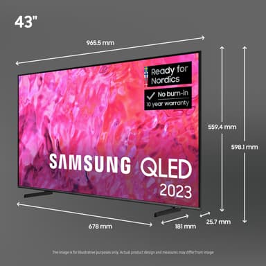 Samsung 43" Q68C 4K QLED älytelevisio (2023)