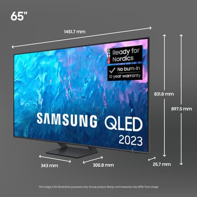 Samsung 65" Q70C 4K QLED älytelevisio (2023)