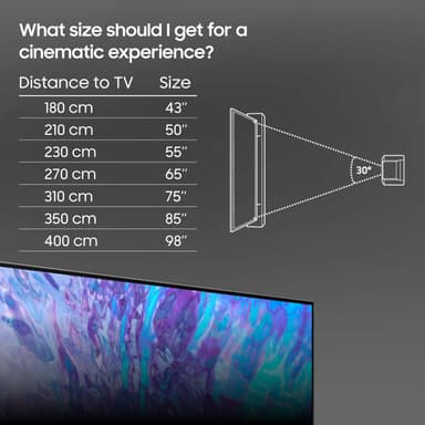 Samsung 55" Q80C 4K QLED älytelevisio (2023)