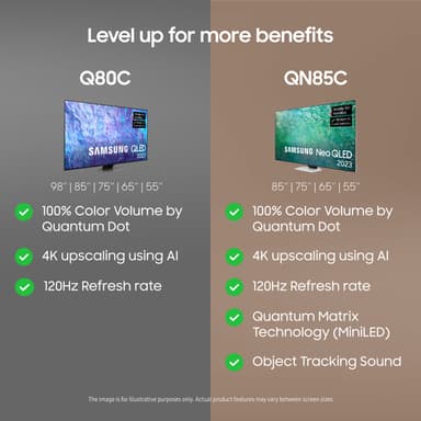 Samsung 55" Q80C 4K QLED älytelevisio (2023)
