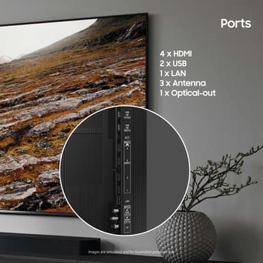 Samsung 75" Q80C 4K QLED älytelevisio (2023)