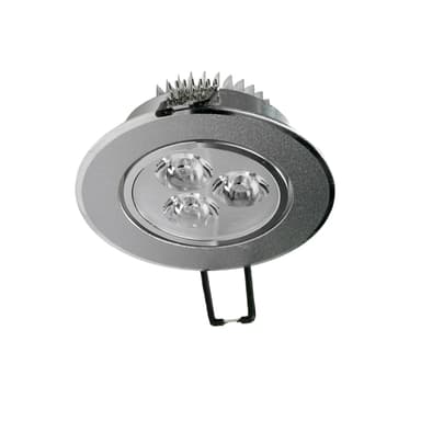 ECD Germany 10er Pack LED upotettava valaisin 3W 230V - pyöreä Ø8,5cm - 222