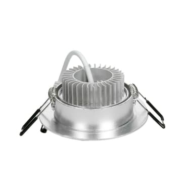 ECD Germany 10er Pack LED upotettava valaisin 3W 230V - pyöreä Ø8,5cm - 222