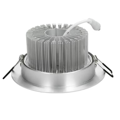 ECD Germany 2er Pack LED upotettava valaisin 9W 230V - pyöreä Ø13,5cm - 668