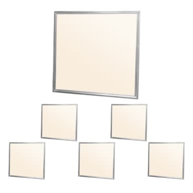 ECD Germany LED-paneeli 36W - 60 x 60 cm - 6-pack - Ultraslim Thin - SMD 3014 -