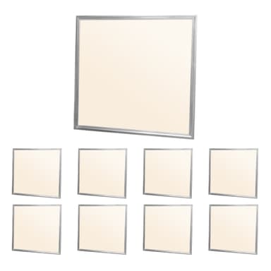 ECD Germany LED-paneeli 36W - 62 x 62 cm - 9-pack - Ultraslim ohut - SMD 3014 -