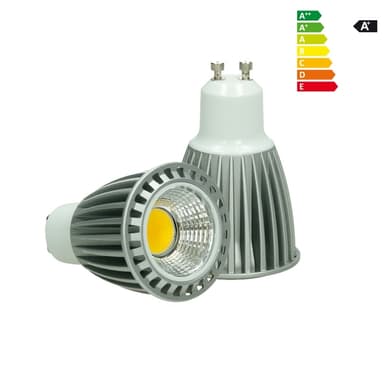 ECD Germany 6-pack 9W GU10 LED Spot - korvaa 60W halogeenin - 220-240V - 60°
