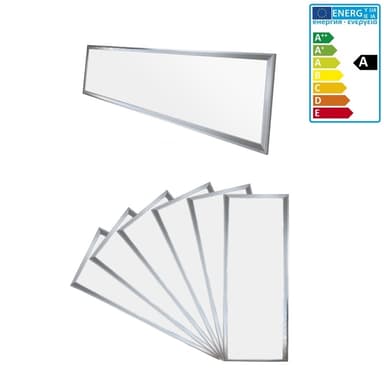 ECD Germany LED-paneeli 42W - 120 x 30 cm - 6-pack - Ultraslim Thin - SMD 3014 -