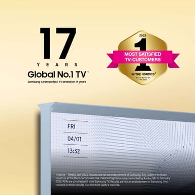 Samsung 55" LS01B The Serif 4K QLED älytelevisio (2023/sininen)