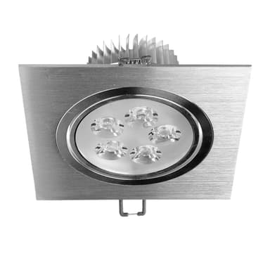 ECD Germany 6 kpl LED upotettavat valonheittimet 5W 230V - kulmikas - 334