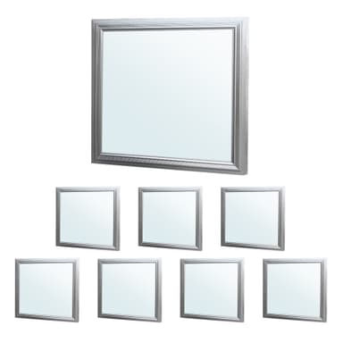 ECD Germany LED-paneeli 12W 30x30 cm - 8-pack - Ultraslim Thin - SMD 3014 -