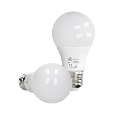 ECD Germany 6-pack E27 LED-lamppu 7W - korvaa 45W hehkulampun - viileän