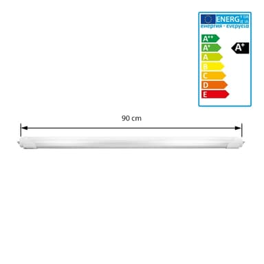 ECD Germany 5-pack LED-loisteputki T8 G13 90cm 14W 1212 lumen viileä valkoinen