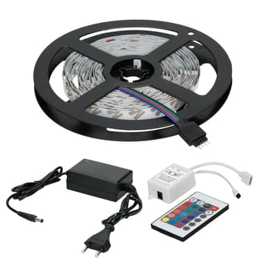 ECD Germany 2 x LED raita 1 x RGB LED kaukosäätimen 24 painikkeet 1 x Power
