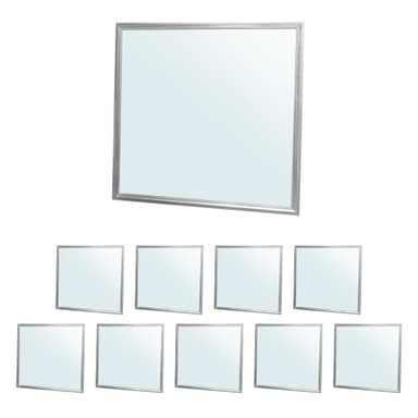 ECD Germany LED-paneeli 36W - 60 x 60 cm - 10-pack - Ultraslim ohut - SMD 3014 -