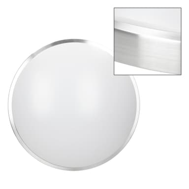 ECD Germany 8 x LED-kattovalaisin 12W Ø 30 cm pyöreä 725 lumenia 220-240V