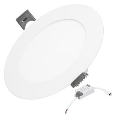 LED-paneeli upotettava valonheitin 6W, lämmin valkoinen, pyöreä