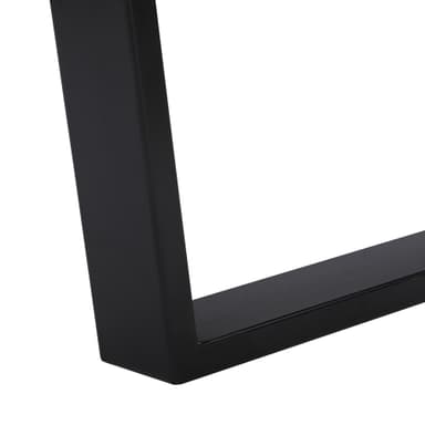 WOMO-DESIGN® sohvapöytä 110 x 70 cm massiivipuuta akaasia puu metallirunko