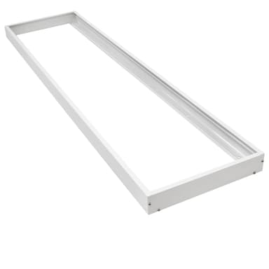 LED-paneeli 120x30 cm, valkoinen, alumiinikehyksellä varustettuna