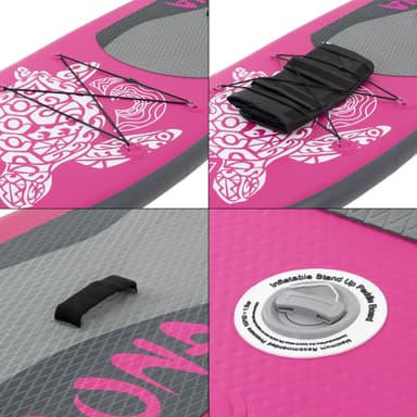Puhallettava Stand Up Paddle Board Maona Pink Complete Set 308x76x10cm