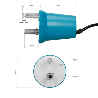 Sähkögrillin moottori vartaita varten 220-240 V