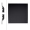 ECD Germany laskostetut kaihtimet Klemmfix ilman porausta 70x200 cm mustat