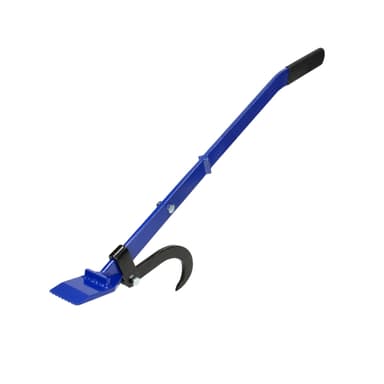 Käännettävällä koukulla varustettu 120 cm:n hakkuulaite, valmistettu teräksestä