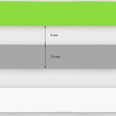 ECD Germany kaksoisrullo 60 x 150 cm - vihreä-harmaa-valkoinen - Klemmfix -