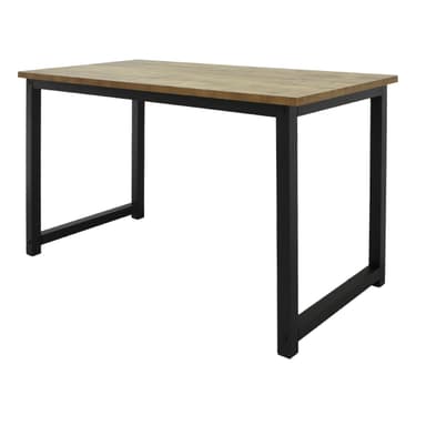 ML-Design työpöytä moderni muotoilu, 120 x 60 x 75 cm, Natural Black,